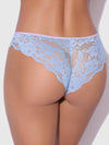 BELLA LACE UP FRONT LACE CROTCHLESS TANGA