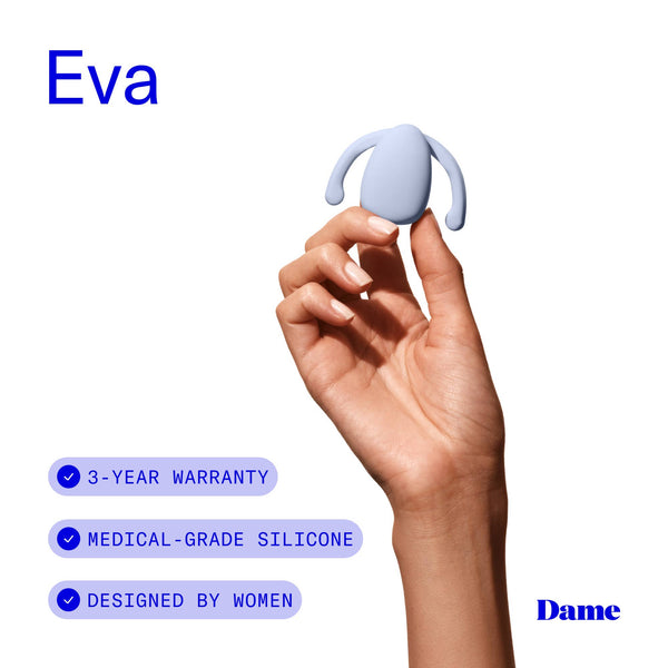 Eva Hands-Free Couples Vibrator – Waterproof (Ice)