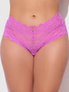 BELLA LACE-UP BACK CROTCHLESS CHEEKY