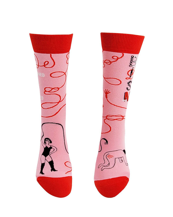 BDSM - Be Determined Stay Motivated - Women's Crew Socks