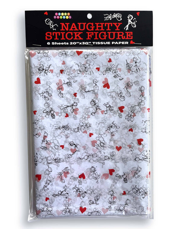 ‼️SALE‼️ Naughty Stick Figure Tissue Paper (CLOSEOUT)