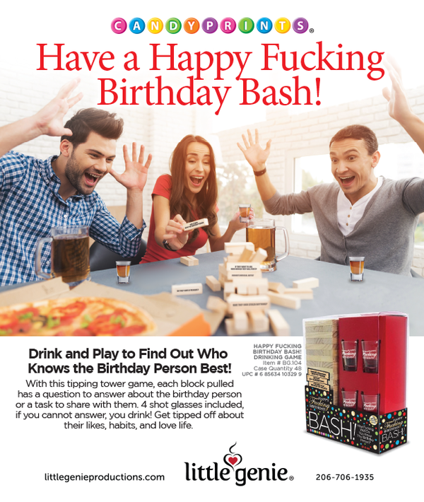 ‼️SALE‼️Happy F*cking Birthday Bash -Tower Drinking Game