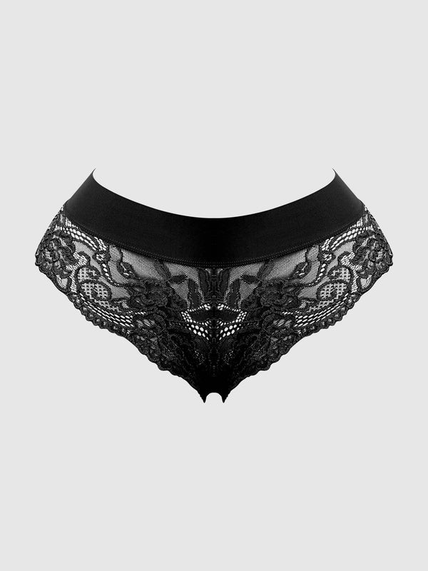 CAITLIN MICRO WAISTBAND LACE CHEEKY