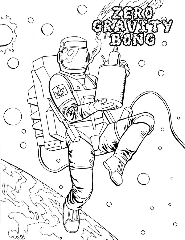 I Can Smoke Weed Out of That Coloring Book, CB-008