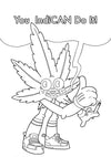 High AF Coloring Book, CB-011