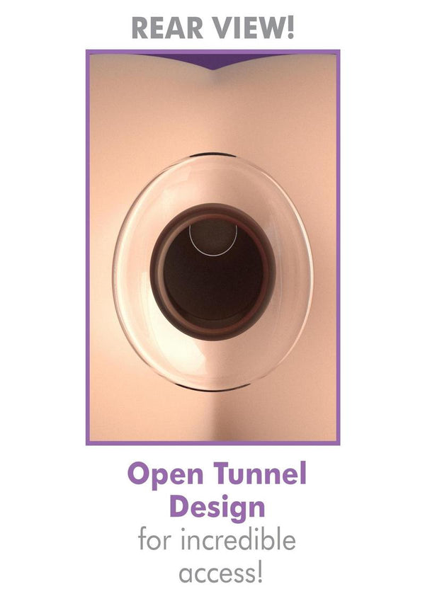 Anal Fantasy Elite Large Anal Gaper Glass Open Tunnel - Large