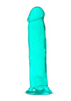 B Yours Plus Thrill N' Drill Realistic Dildo - Teal - 9.5in