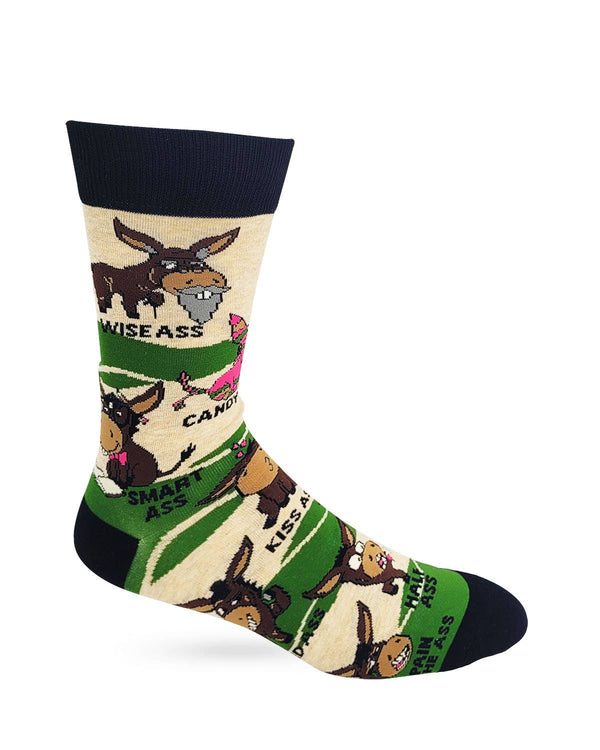 Asses - Smart, Dumb, Kick, Bad, Etc. - Men's Novelty Socks