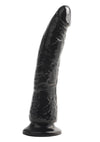 Basix Dong Slim 7 with Suction Cup - Black - 7in