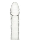 Blue Line Realistic Penis Extension - Clear - 6.25in