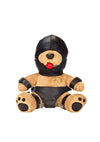 Bondage Bearz Gary Gag Ball Stuffed Animal - Black/Brown
