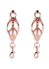 Bound Nipple Clamps C3 - Metal/Rose Gold