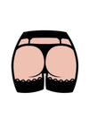 Butt Enamel Pin - Black/Vanilla