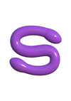 Classix Double Whammy Double Dildo - Purple - 17.25in