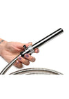 Cleanstream Enema Nozzle Stainless Steel with Push Valve