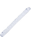 Crystal Jellies Double Dildo - Clear - 18in