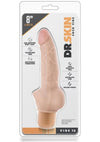 Dr. Skin Cock Vibe 12 Vibrating Dildo - Vanilla - 8in