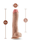 Dr. Skin Mr. Savage Dildo with Balls and Suction Cup