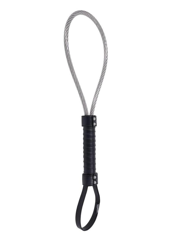 Edge Metal Loop Spanker - Black/Silver