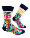 I Came I Saw I Fucked Shit Up Men's Novelty Crew Socks