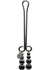 Fifty Shades Darker Just Sensation Beaded Clitoral Clamp - Metal/Silver
