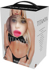 Fuck Friends Titanya Blow-Up Doll with Rechargeable Egg Kit - Vanilla