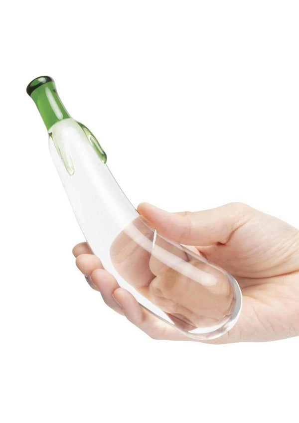 Glas Eggplant Ecstasy Glass Dildo