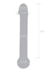 Glas Realistic Head Glass Dildo