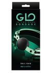 Glo Bondage Glow In The Dark Ball Gag - Glow In The Dark/Green