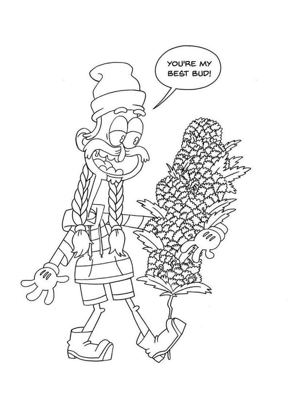 High AF Coloring Book