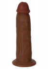 Jock Realistic Dildo - Chocolate - 7in