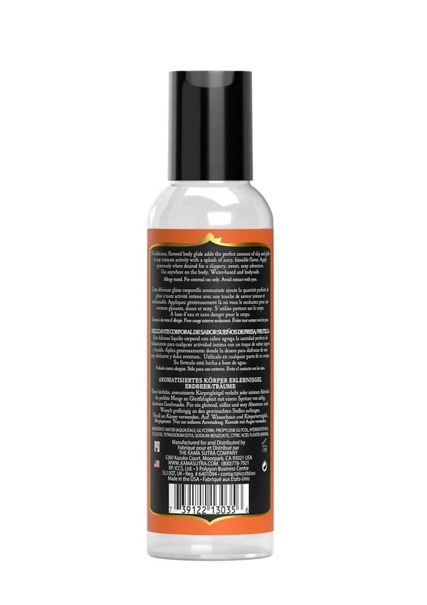 Kama Sutra Divine Nectars Water Based Flavored Body Glide Lubricant 2oz - Tropical Mango