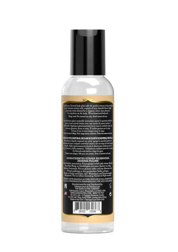 Kama Sutra Divine Nectars Water Based Flavored Body Glide 2oz - Vanilla Crème