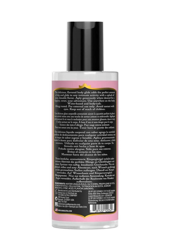 Kama Sutra Divine Nectars Water Based Flavored Body Glide 5oz - Strawberry Dreams