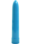 Lady's Mood Plastic Vibrator - Blue