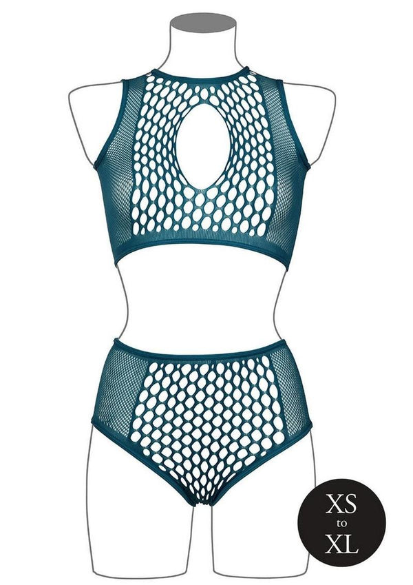 Le Desir Duo Net Key Hole Bra