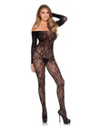 Leg Avenue Lace Lingerie Jumpsuit - Os
