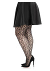 Leg Avenue Leopard Net Tights - 1x/2x