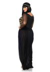 Leg Avenue Nile Queen Catsuit Dress with Jewel Collar Head