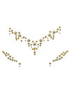 Leg Avenue Star Sign Face Jewels Sticker - Gold