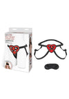 Lux Fetish Red Heart Strap-On Harness Adjustable