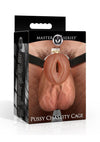 Master Series Pussy Chastity Cage - Caramel