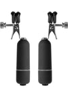 Ouch! Vibrating Nipple Clamps - Black