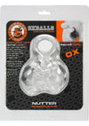 Oxballs Atomic Jack Nutter Ball-Gag and Cocksling - Clear