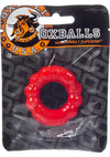 Oxballs Atomic Jock 'The 6 Pack' Sport Cock Ring - Red