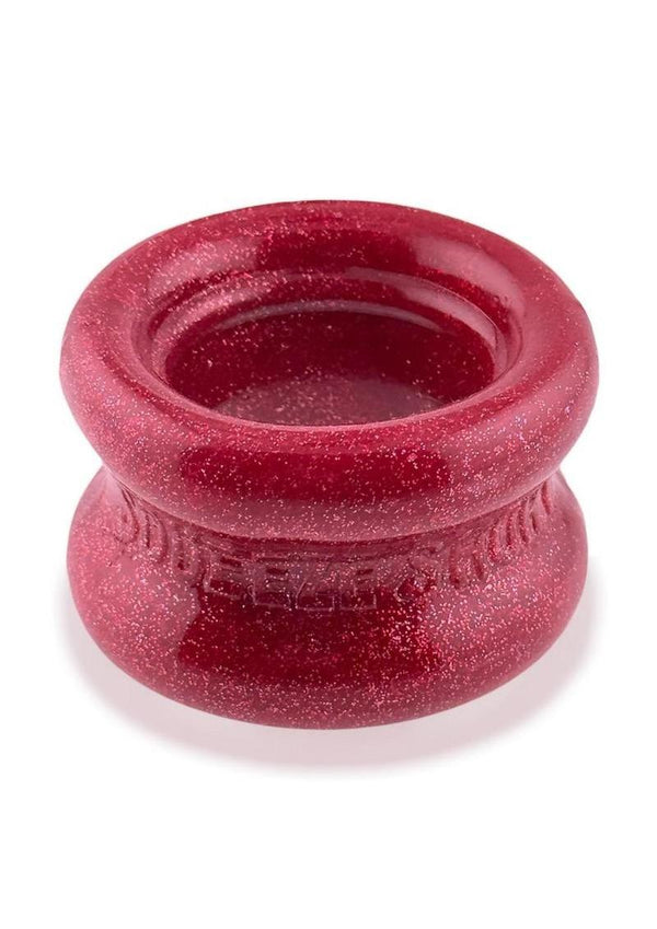 Oxballs Squeeze Short Ballstretcher - Cherry Lips - Red/Silver