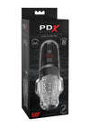Pdx Elite Ultra Milker Pro Rechargeable Masturbator - Black/Clear