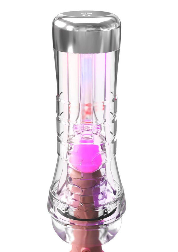 Pdx Elite Viewtube XXL See-Thru EZ-Grip Led Stroker
