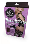Play with Me Mischievous Sexy Lingerie Play Kit - Black