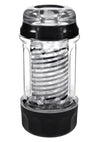 Playboy Spring Fling Rechargeable Stroker - Black/Clear - Large